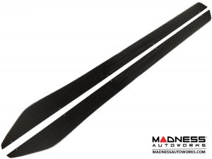 FIAT 500 Side Skirts - Carbon Fiber